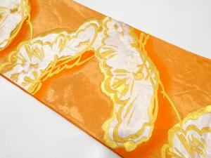 アンティーク　服部織物製　笠松模様織り出し袋帯（材料）